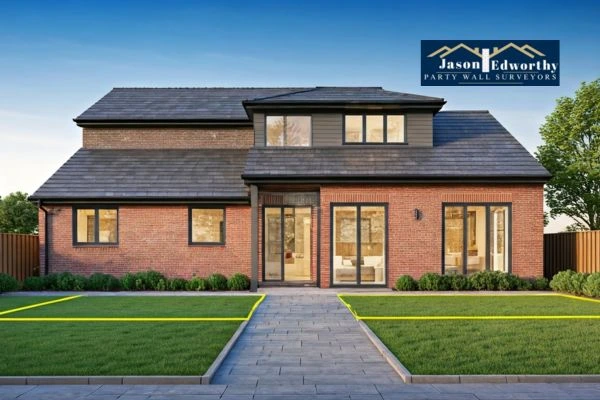 Home extension focusing on boundary line Weymouth