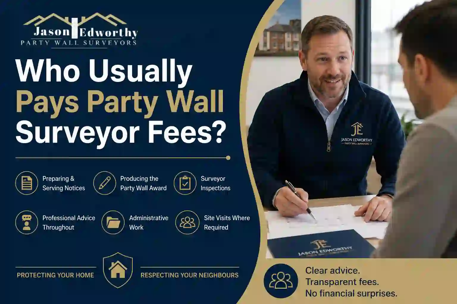 Who Usually Pays Party Wall Surveyor Fees Weymouth?